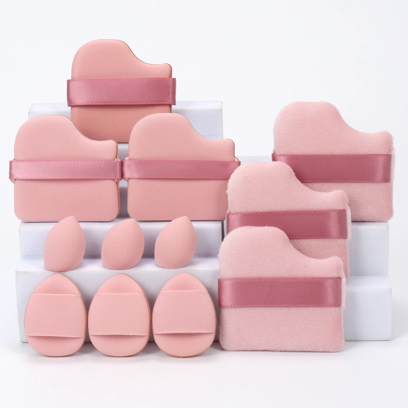 Conjunto de Esponjas Maquiagem 12 Peças