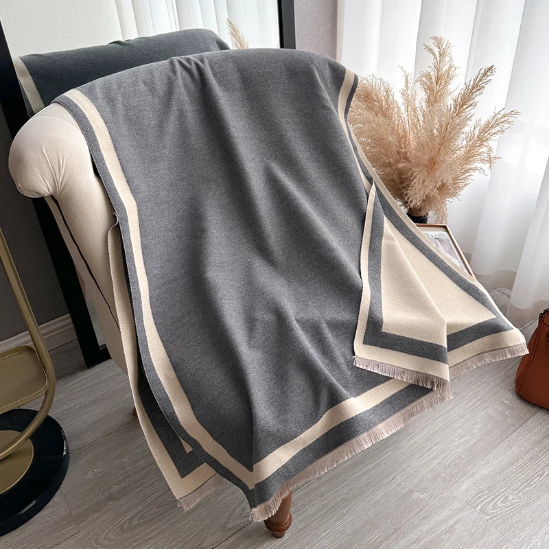 Cachecol Pashmina Luxo Toque de Cashmere