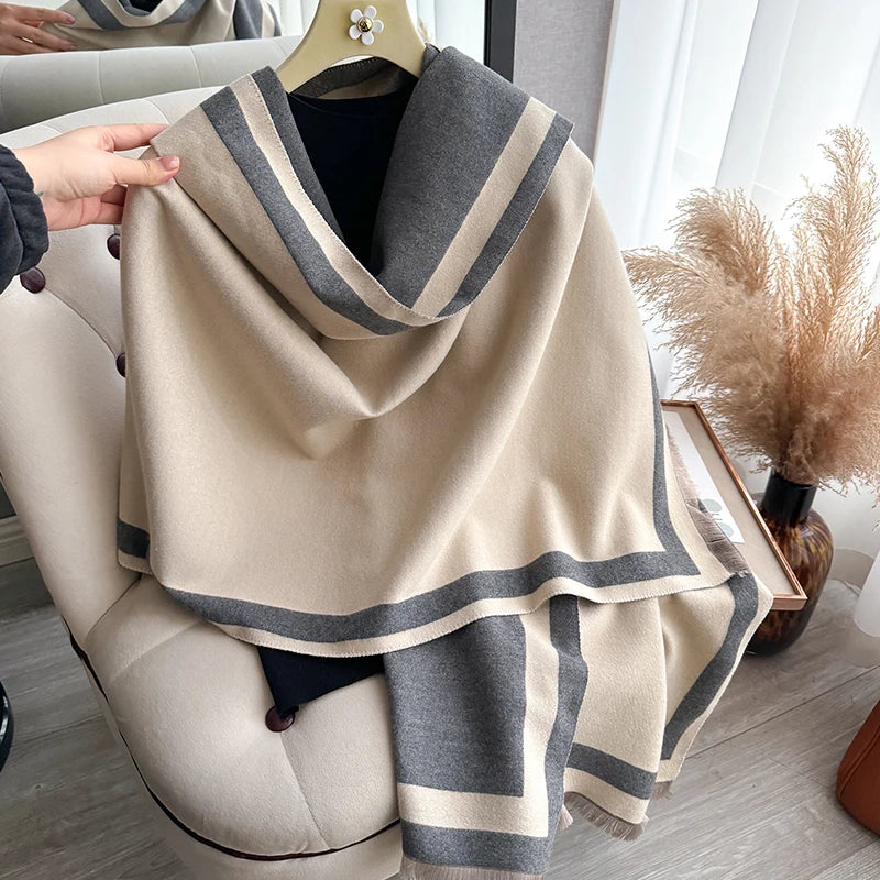 Cachecol Pashmina Luxo Toque de Cashmere