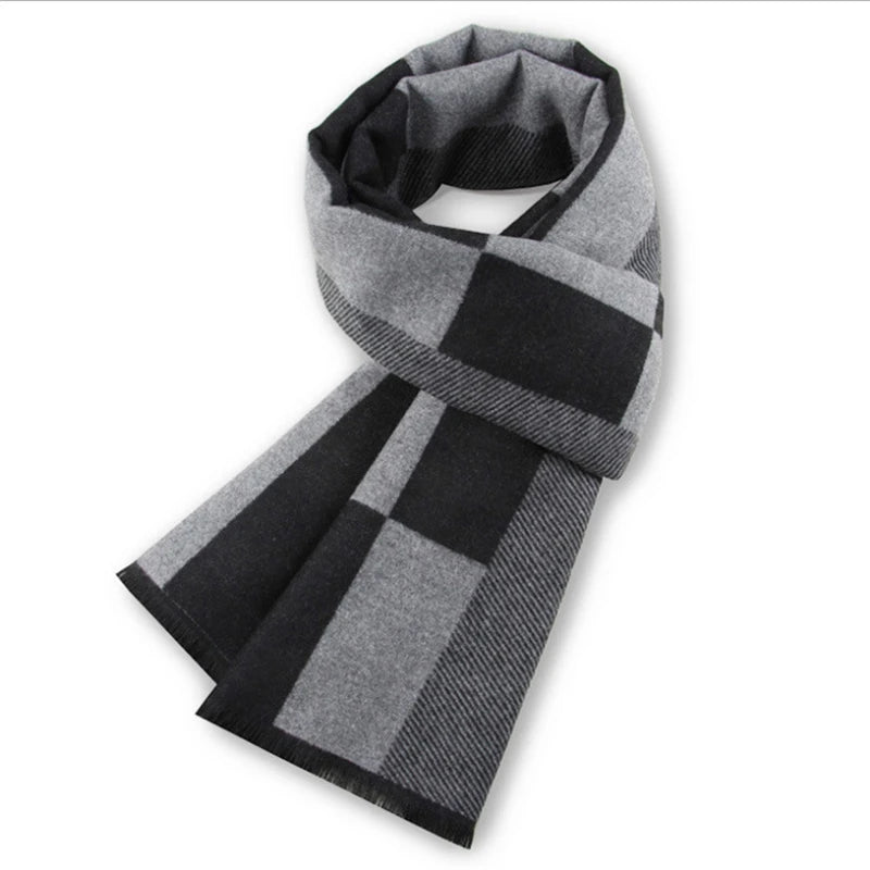 Cachecol Masculino Xadrez — Estilo e Conforto para os Dias Frios