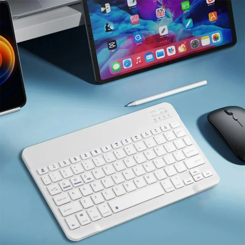 Teclado Silencioso Bluetooth Recarregável