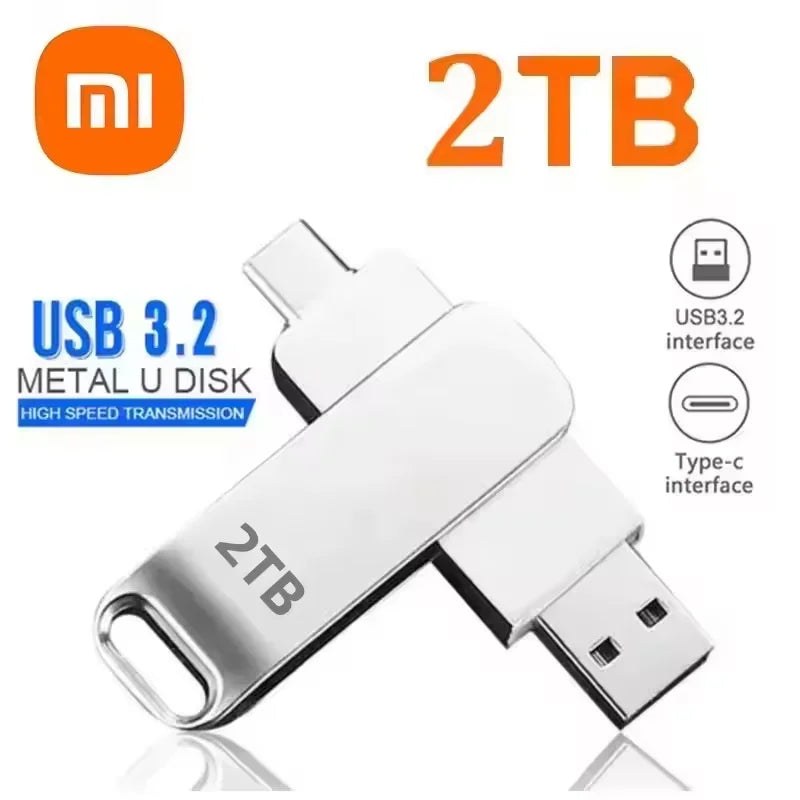 Pen Drive USB 3.2 – Alta Velocidade, Tipo-C, à Prova d’Água