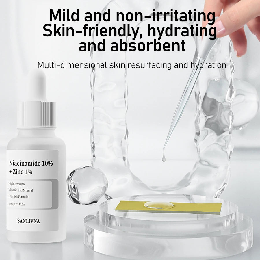 Sérum Facial AHA + BHA + Niacinamida & Hexapeptídeo – Esfoliante e Rejuvenescedor