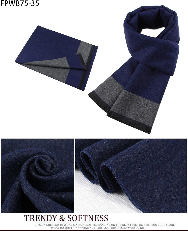 Cachecol Masculino Xadrez — Estilo e Conforto para os Dias Frios