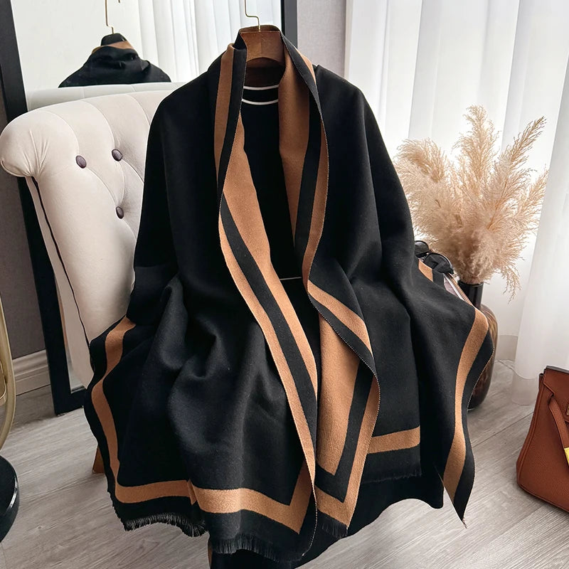 Cachecol Pashmina Luxo Toque de Cashmere