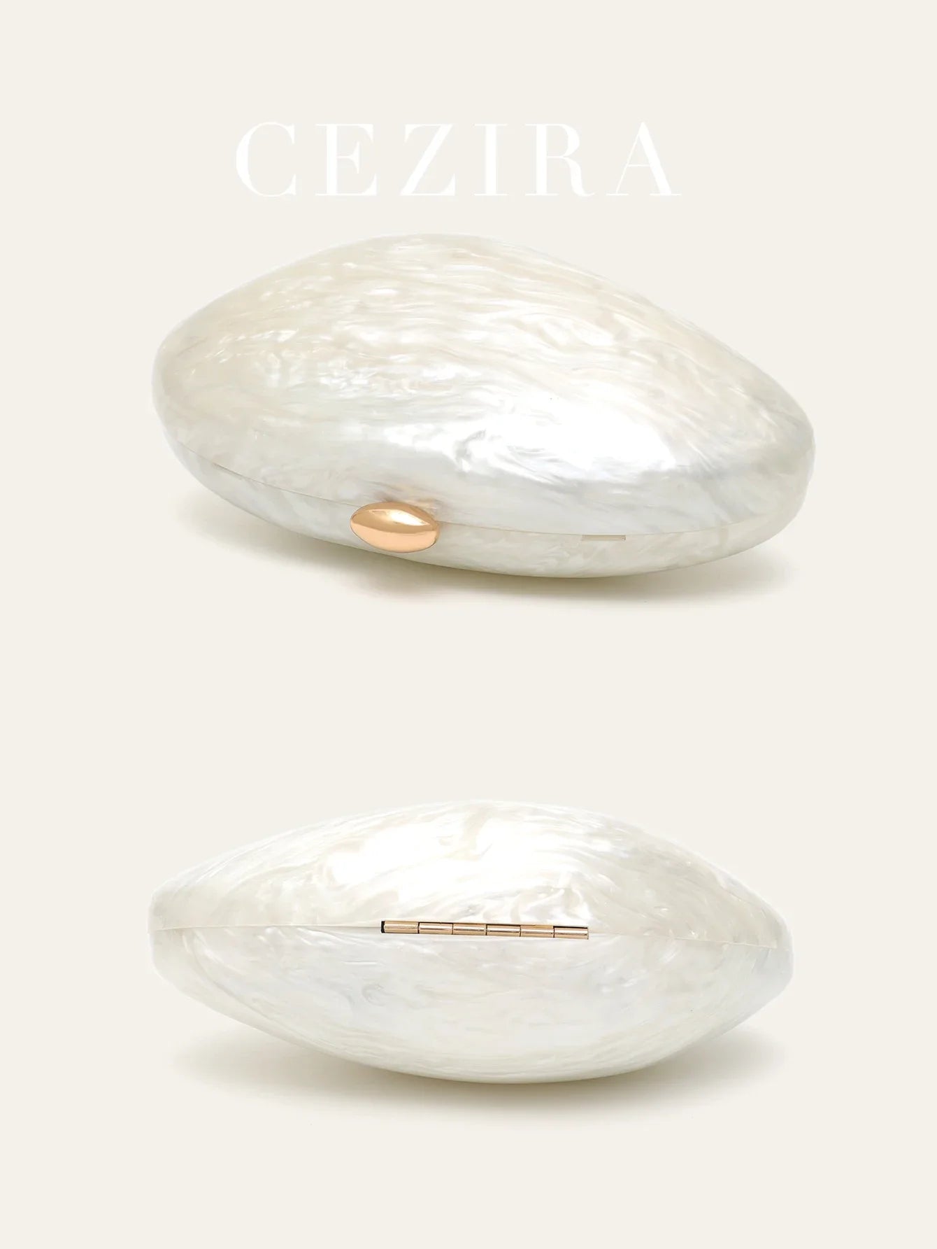 Clutch de Acrílico Mármore