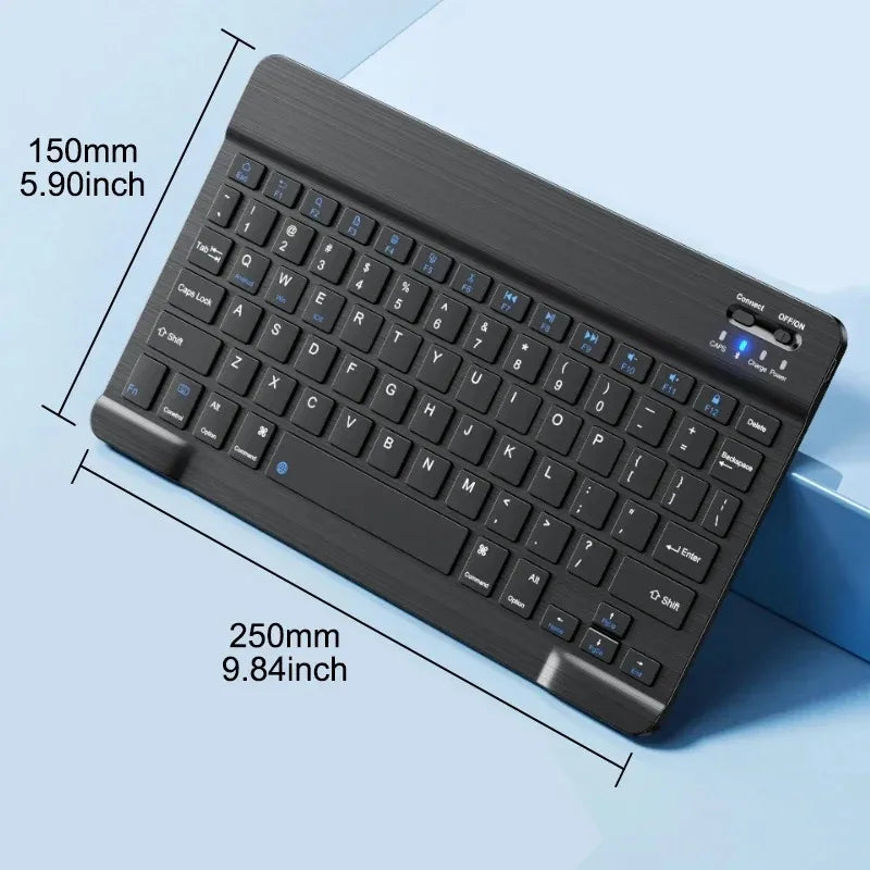Teclado Silencioso Bluetooth Recarregável