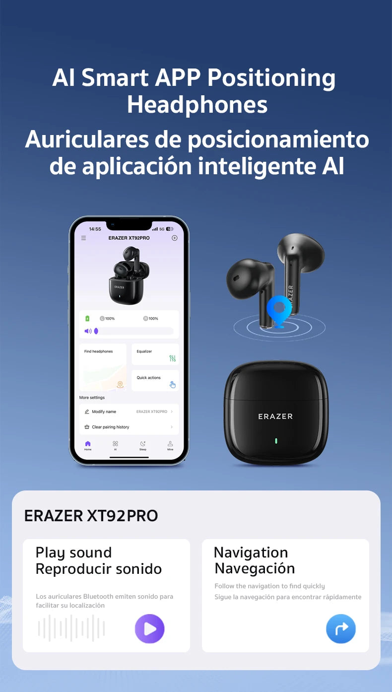 Fones de Ouvido Tradutor – Bluetooth com Tradução em Tempo Real