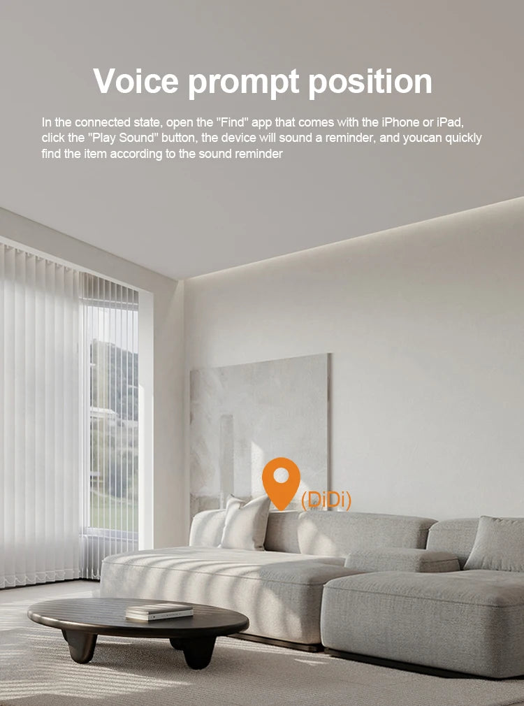 Rastreador Localizador Bluetooth GPS para Apple Find My