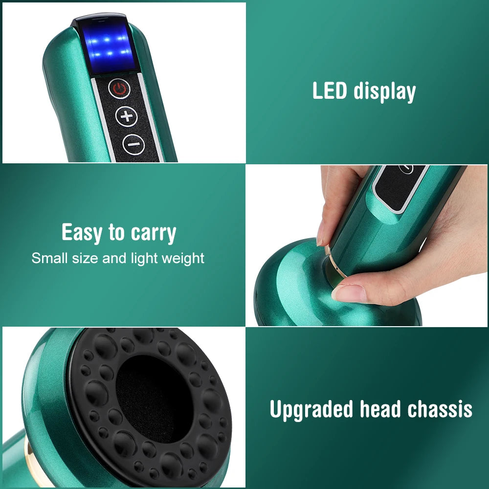 Massageador Elétrico com Ventosa e Aquecimento