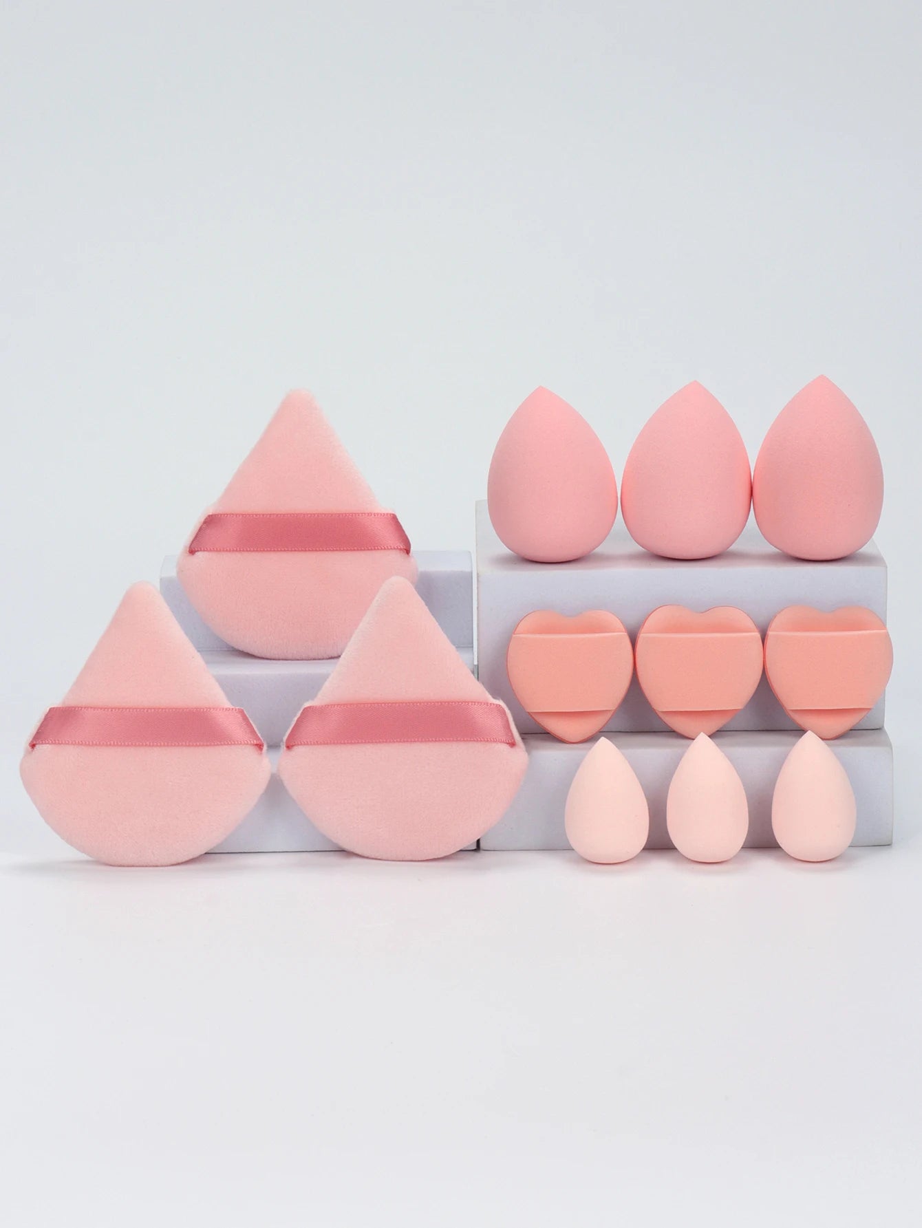 Conjunto de Esponjas Maquiagem 12 Peças