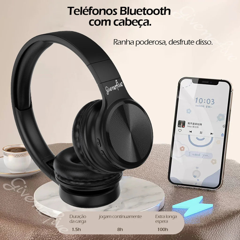 Fones de ouvido Bluetooth