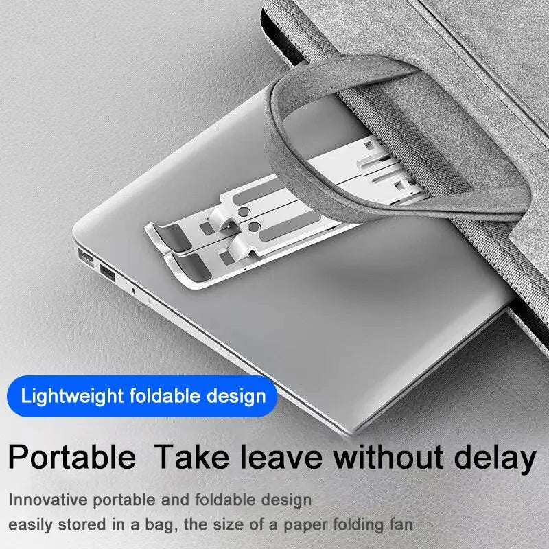 Suporte para Laptop Ajuste em 10 Níveis Dobrável