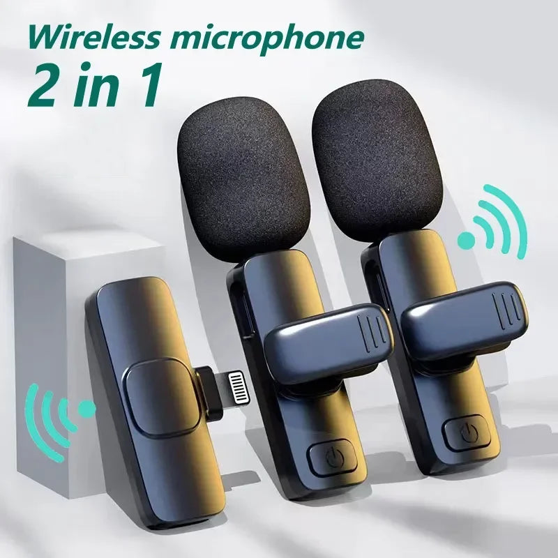 Microfone Sem Fio captação de áudio em 360°