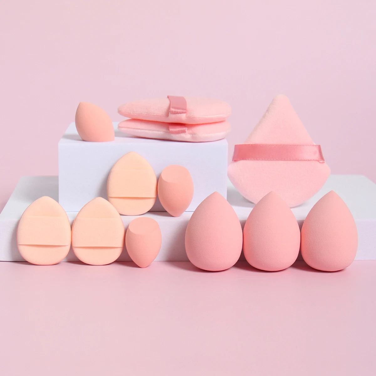 Conjunto de Esponjas Maquiagem 12 Peças