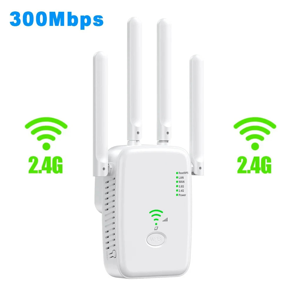 Repetidor Wi-Fi 1200 Mbps Dual Band 2.4G e 5G
