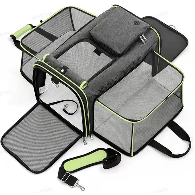 Bolsa de Transporte Pet Dobrável e Expansível