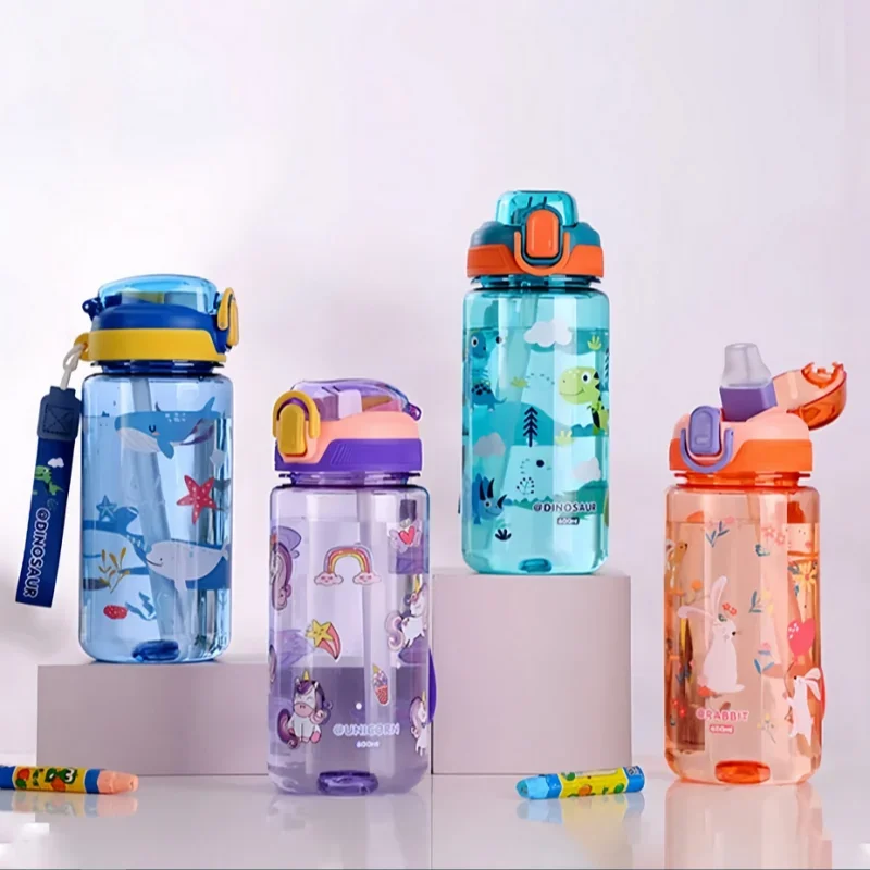 Garrafa de Água Infantil à Prova de Vazamento