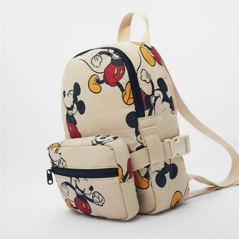 Mochila Nylon Infantil Disney Mickey Mouse