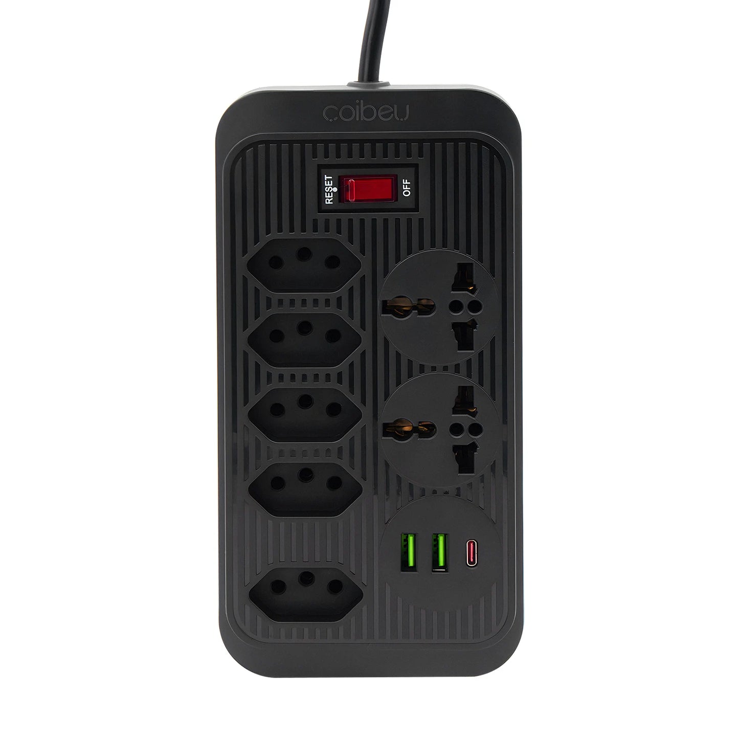 Régua Extensão de Tomadas e Porta USB