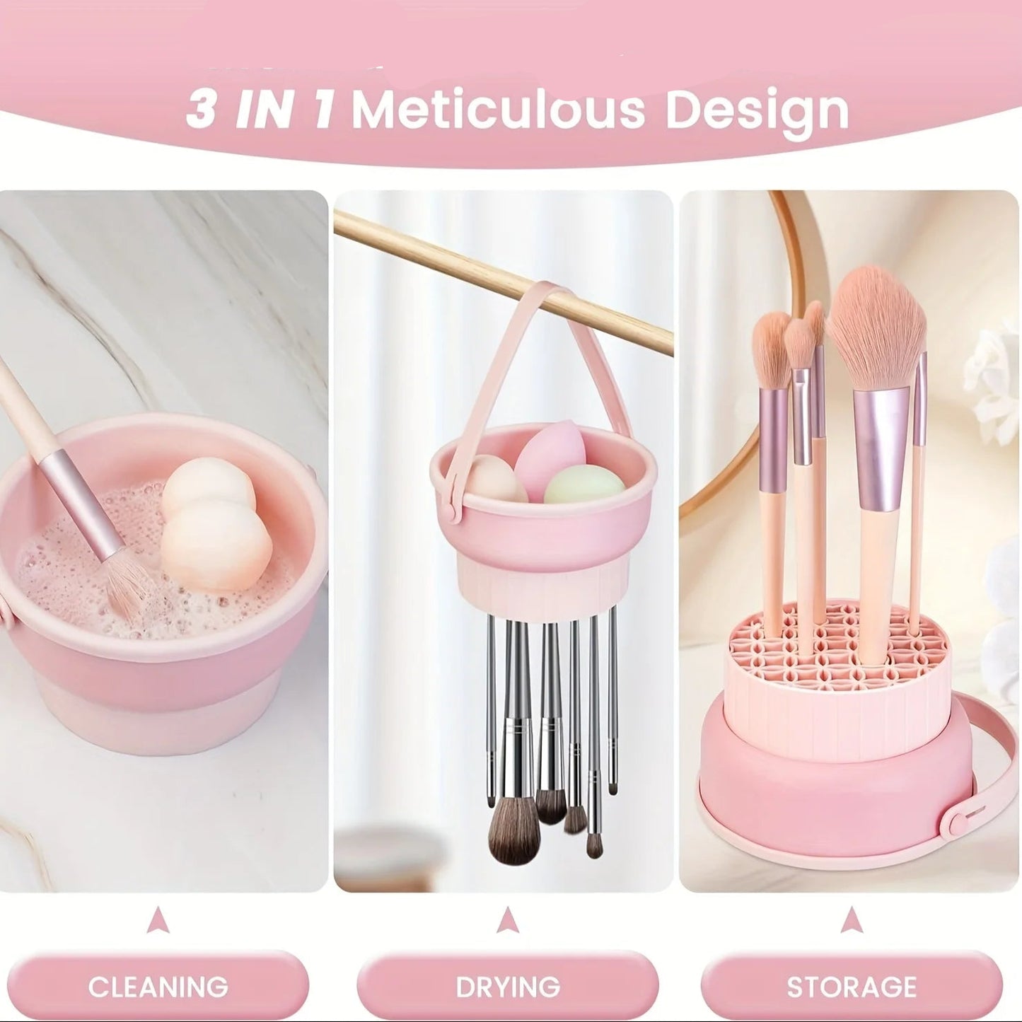 Tapete de Limpeza 3-em-1 em Silicone