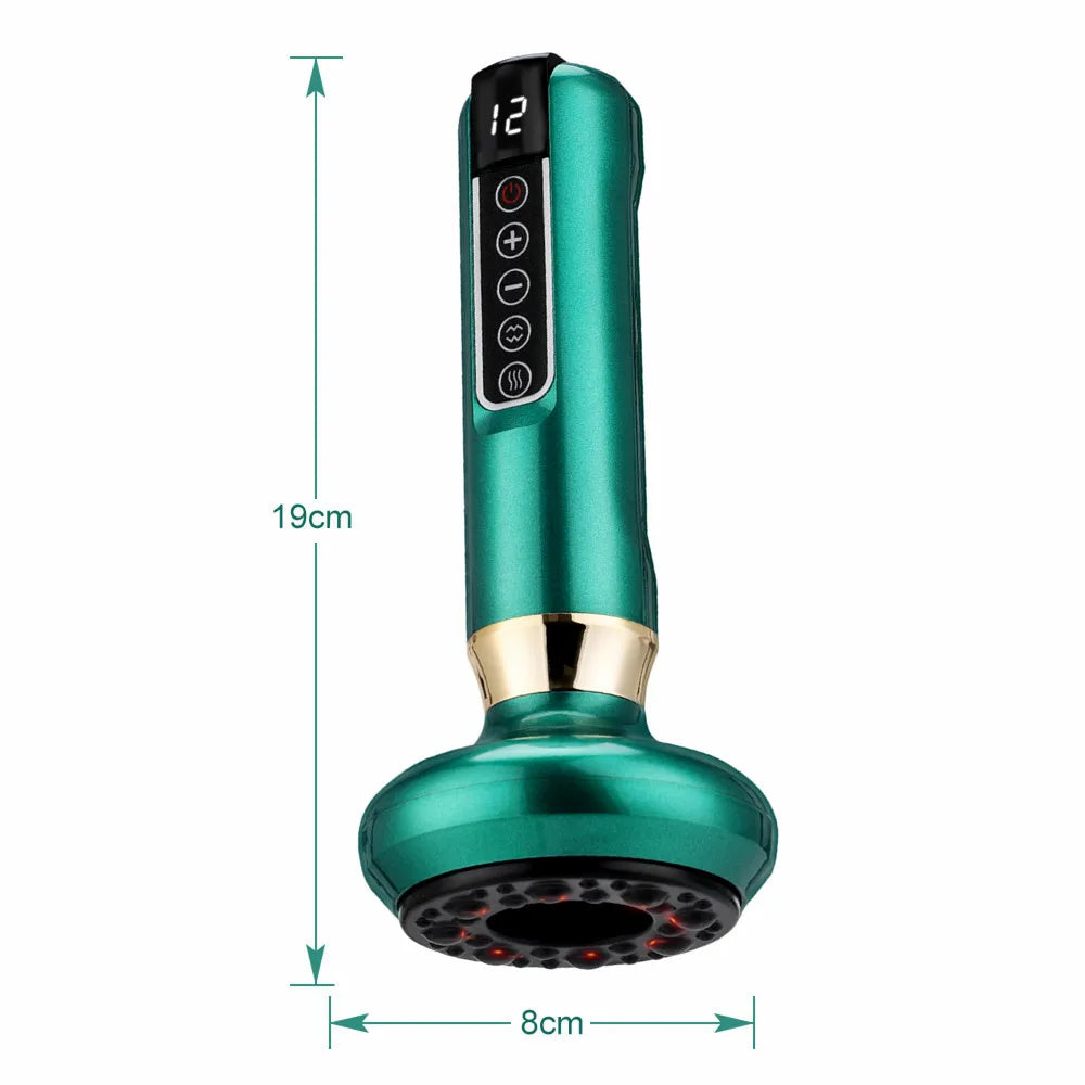 Massageador Elétrico com Ventosa e Aquecimento