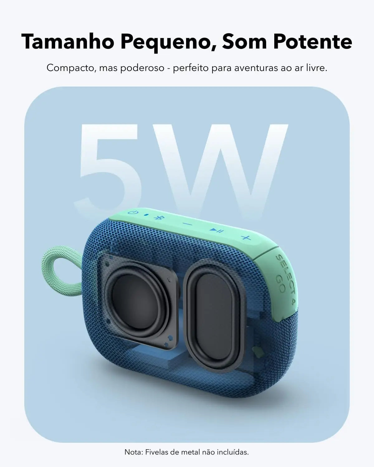 Alto-Falante Bluetooth Ultra Portátil