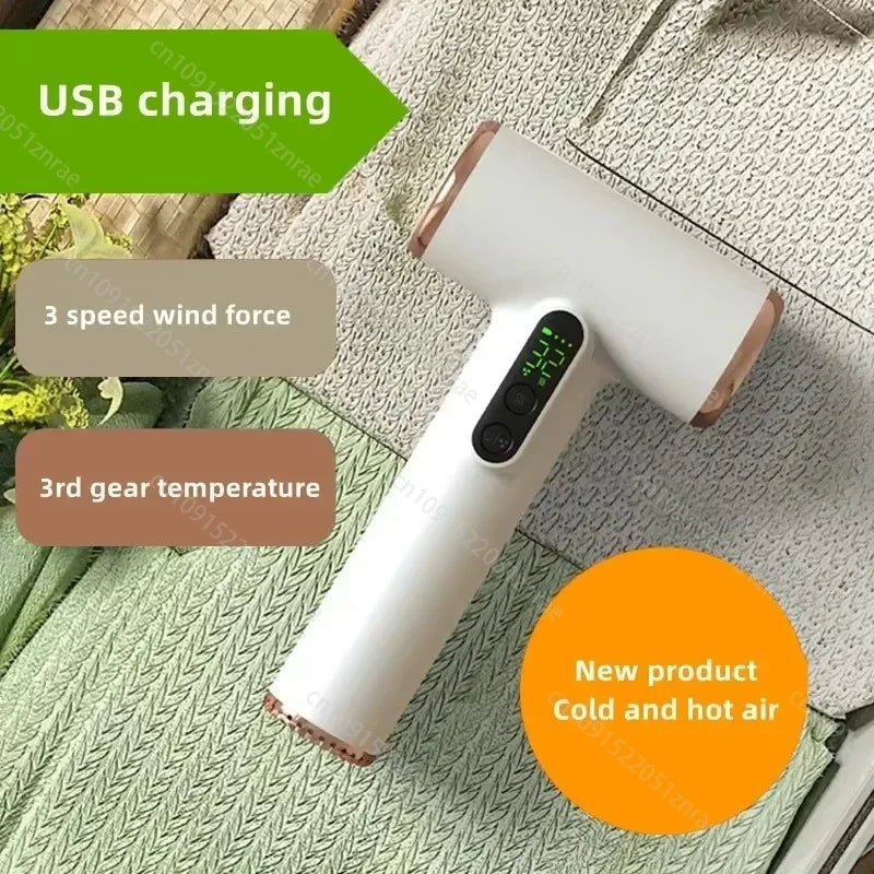 Secador de cabelo sem fio USB sem fio portátil