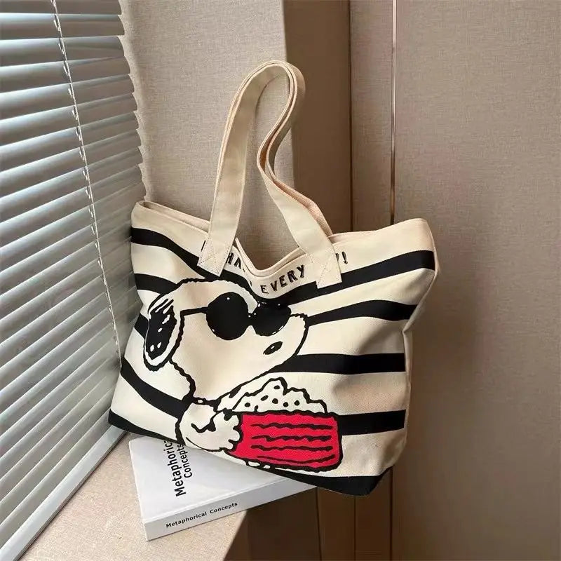 Bolsa Lona Snoopy / Minnie Mouse