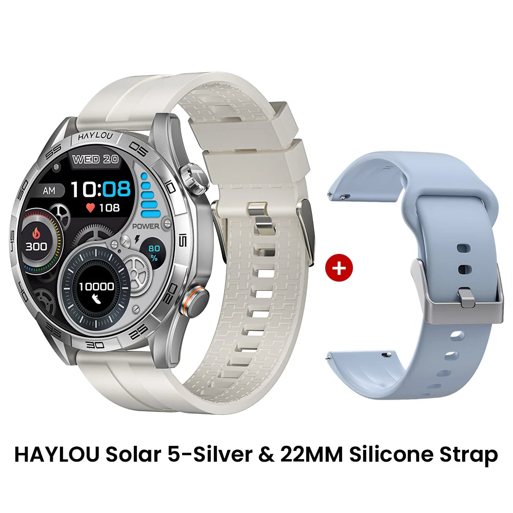 Smartwatch Solar 5 com Chamadas Bluetooth