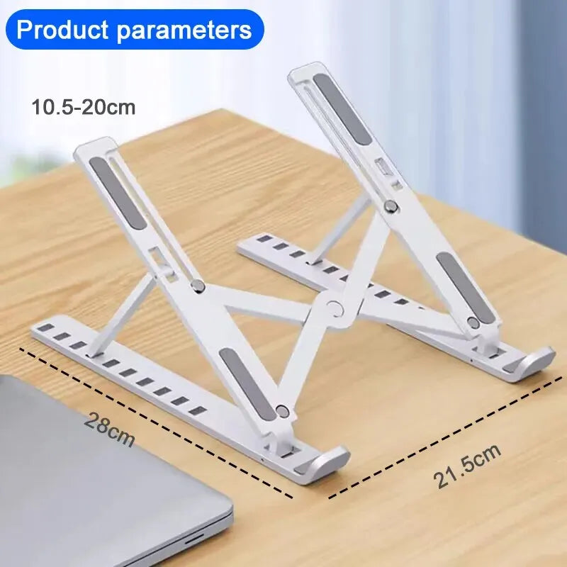 Suporte para Laptop Ajuste em 10 Níveis Dobrável