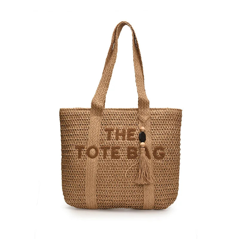 Bolsa de Palha Estilo Francês