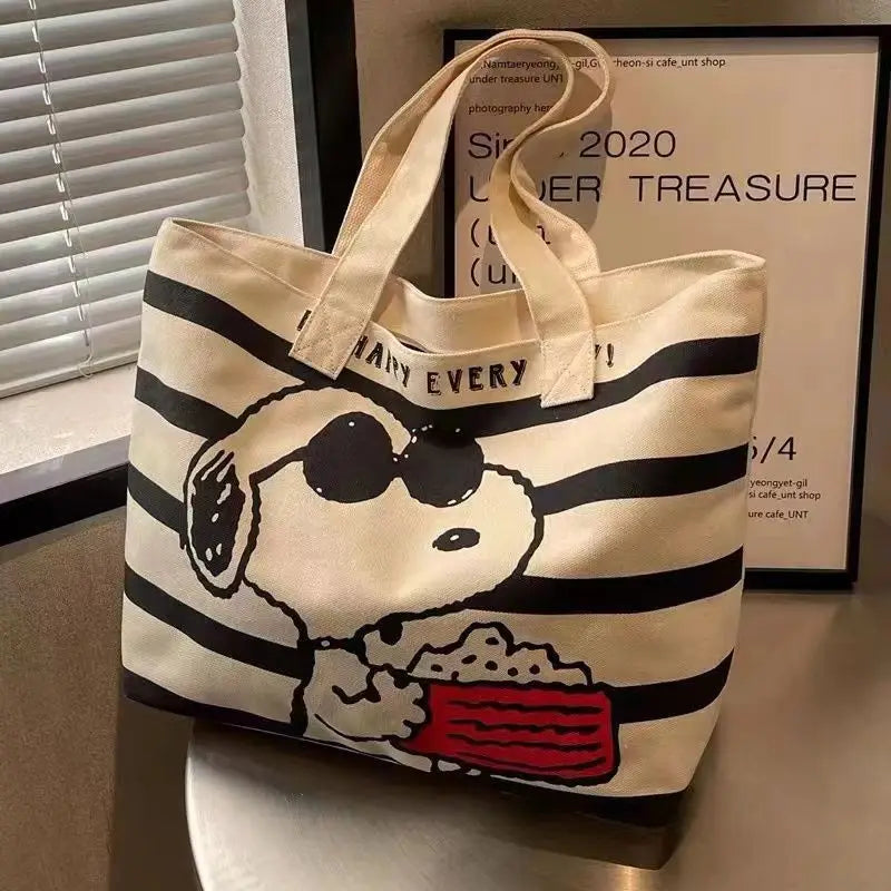 Bolsa Lona Snoopy / Minnie Mouse