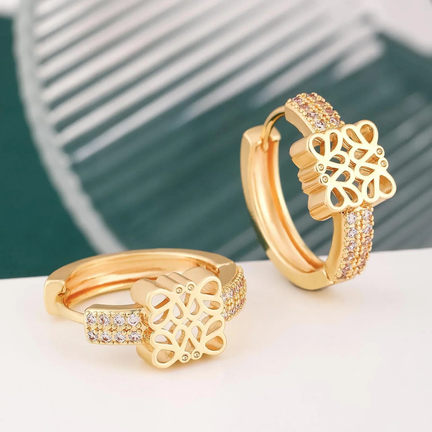 Brincos com Cristais