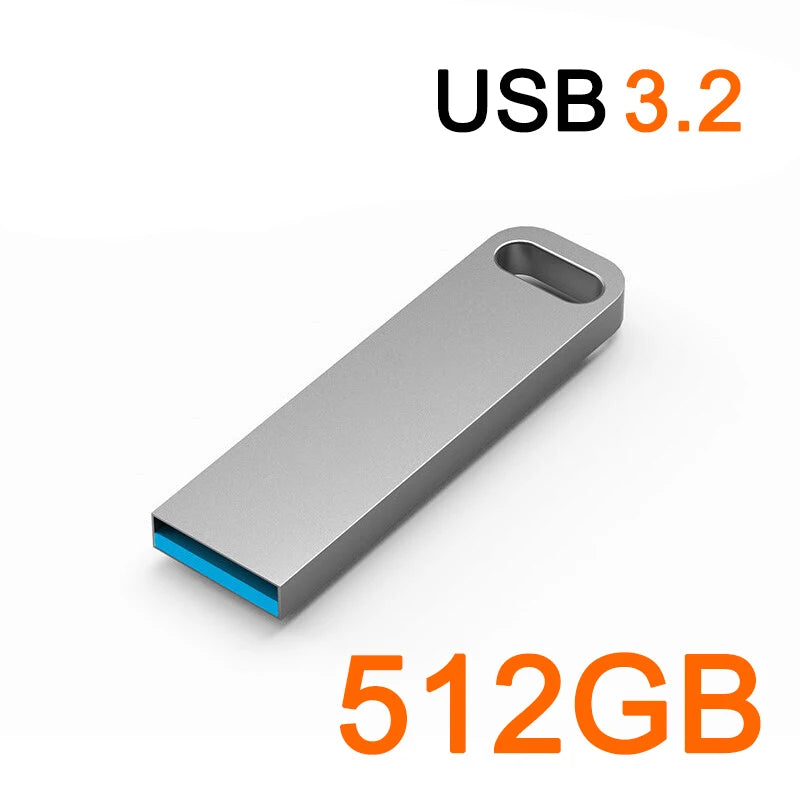 Pen Drive USB 3.2 – Alta Velocidade, Tipo-C, à Prova d’Água