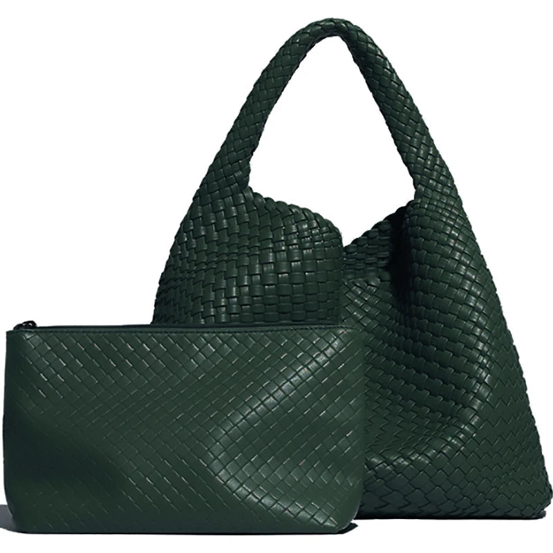 Bolsa Tote Trançada Grande