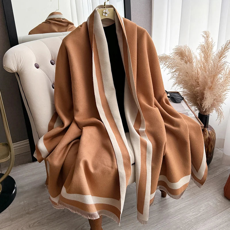 Cachecol Pashmina Luxo Toque de Cashmere