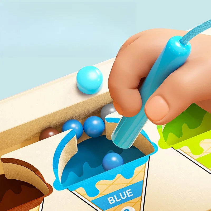 Brinquedo Educativo Labirinto Magnético com Contas Digitais