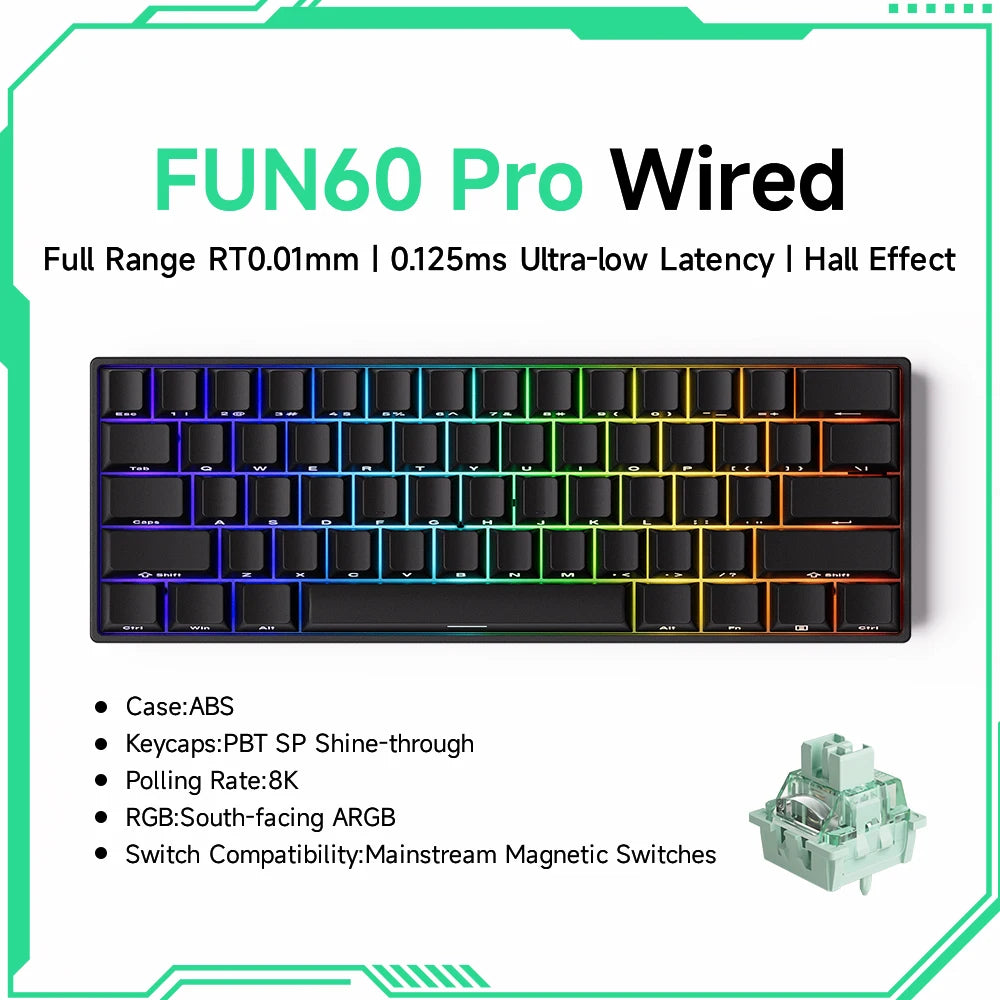 Teclado Mecânico com Switch Magnético