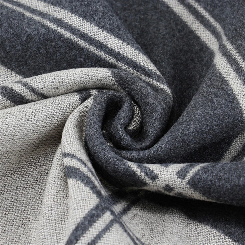 Cachecol Masculino Xadrez — Estilo e Conforto para os Dias Frios