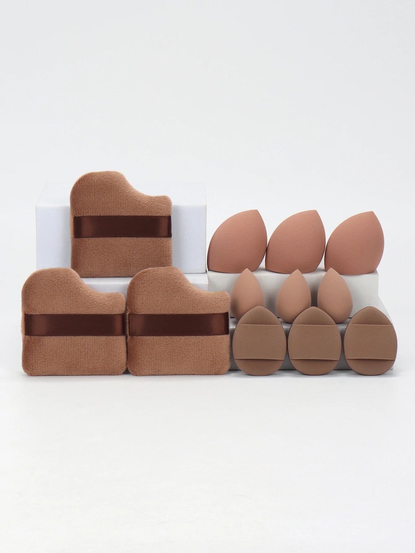 Conjunto de Esponjas Maquiagem 12 Peças