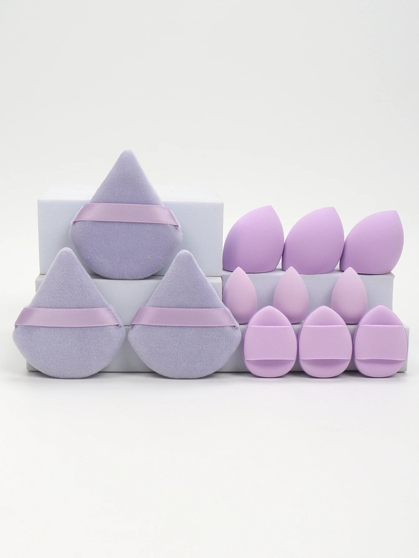 Conjunto de Esponjas Maquiagem 12 Peças