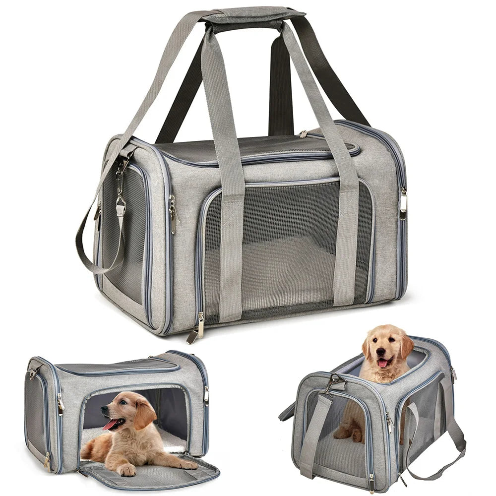 Mochila de Transporte para Cães e Gatos