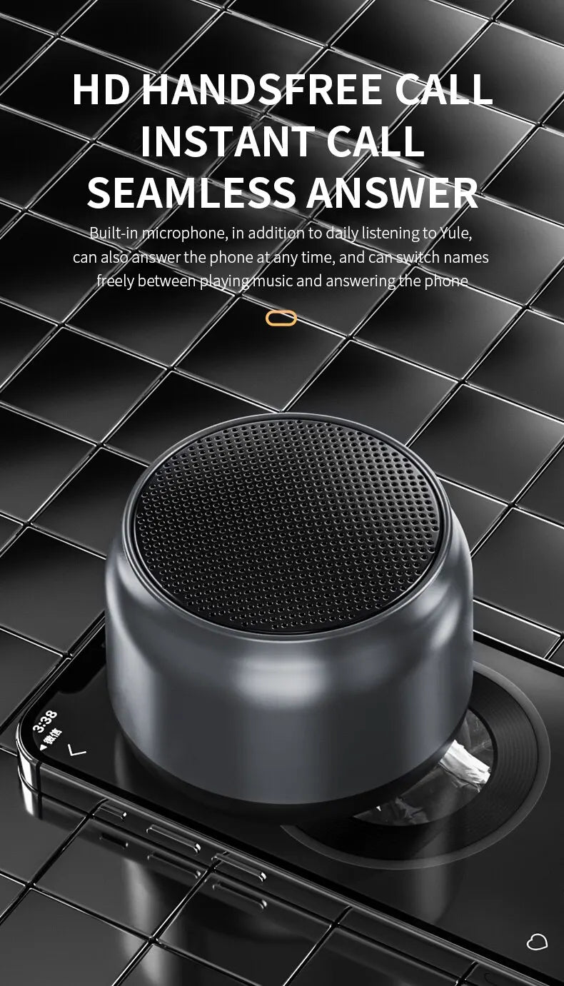 Alto-falante Bluetooth Portátil – Som Estéreo com Graves Potentes e Carregamento USB