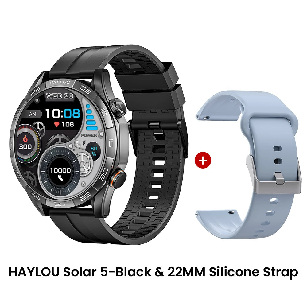 Smartwatch Solar 5 com Chamadas Bluetooth