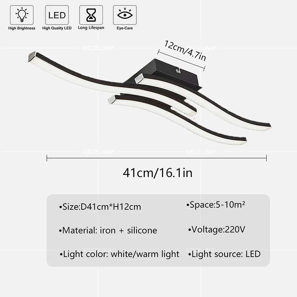Luminária Lustre de Teto LED Moderna
