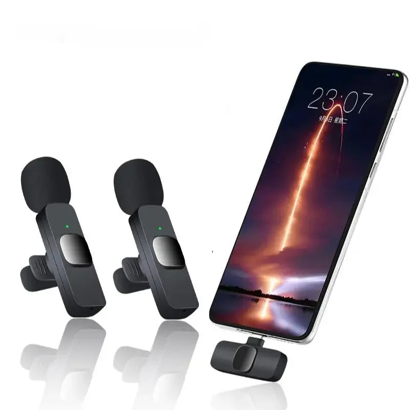 Microfone Sem Fio captação de áudio em 360°