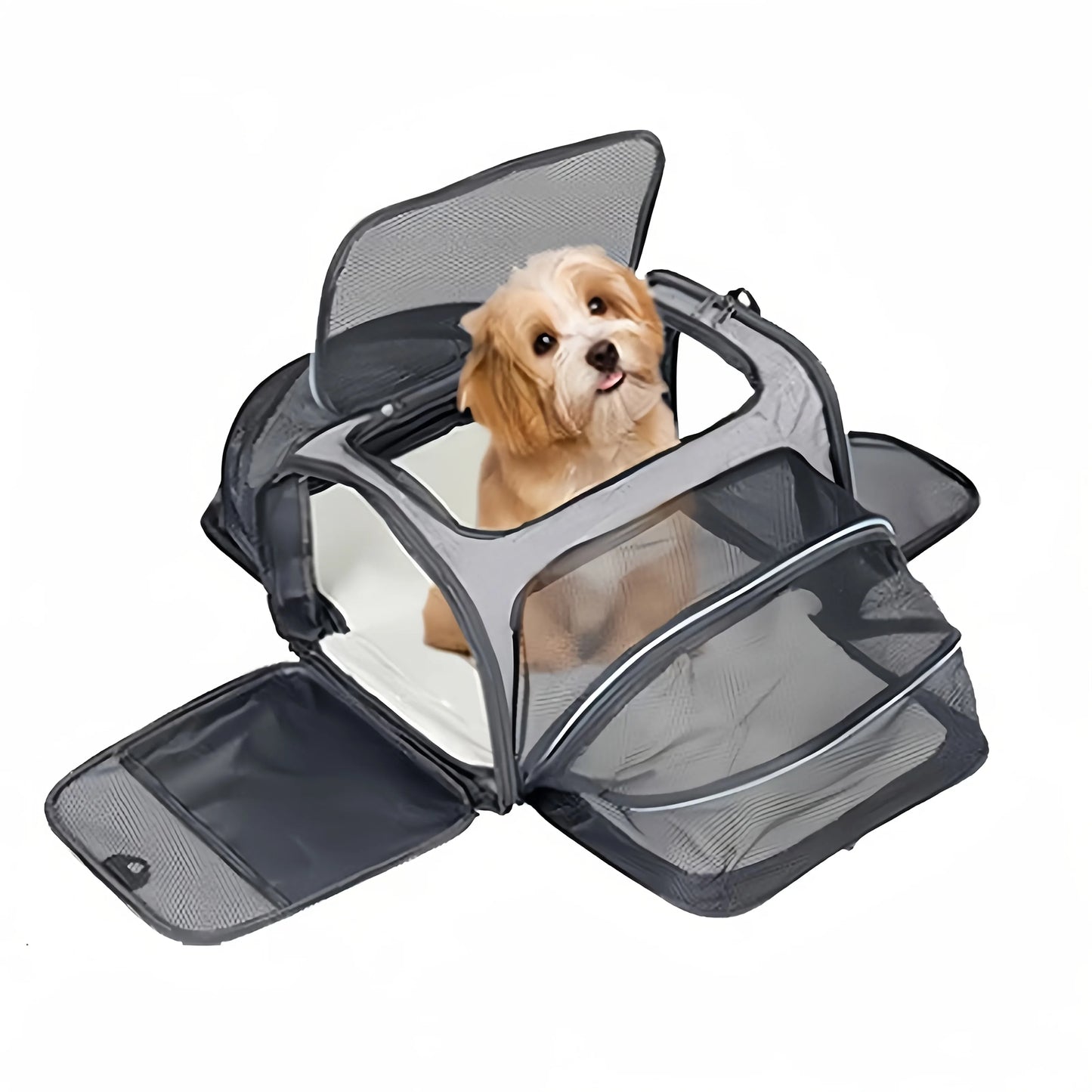 Bolsa de Transporte Pet Expansível e Dobrável