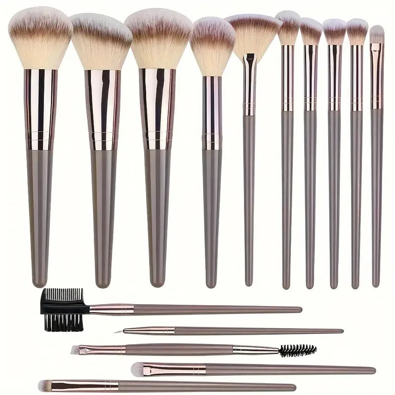 Conjunto Profissional de Pincéis Esponjas de Maquiagem