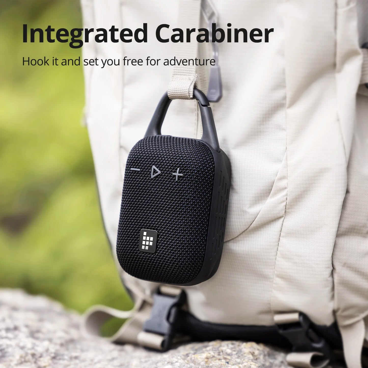 Alto-Falante Bluetooth Portátil com Gancho
